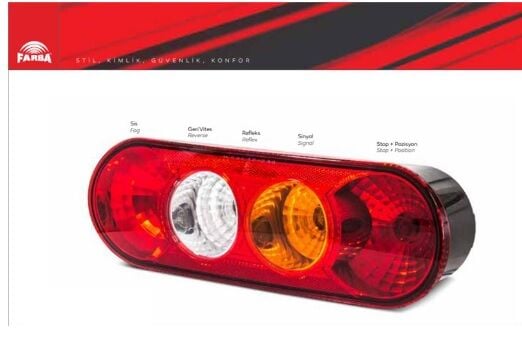 4LU Arka Stop (7C16 13404) | Ford Transit Kamyonet Pick Up Pikap V347 V363 2006-2014