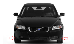 Ön Tampon Alt Spoiler | Volvo S40 V50 2008-2012