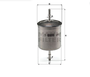 Yakit Filtresi 30636704 3224218 | VOLVO S60 S80 2.0 /2.4 /2.4T5  2000-2010