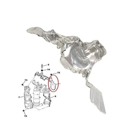 Turbo Isı Kalkanı | Ford Focus 2 1.6 Dizel 2005-2011