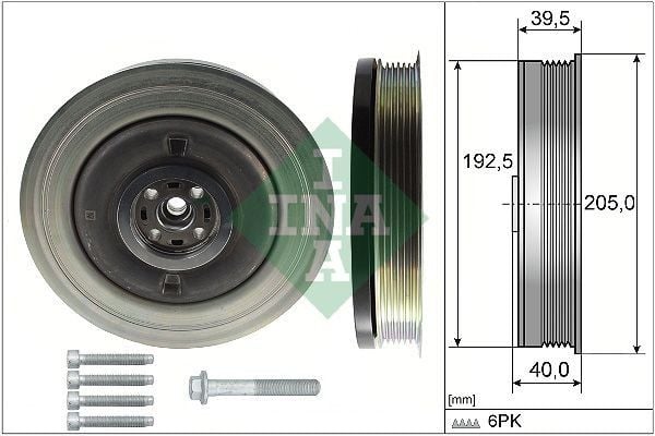 Krank Kasnağı | Volvo S60 V60 S90 V90 XC90 XC60 D4 2.0 DİZEL