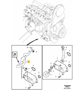 Yağ Soğutucu Hortum Kit | Volvo S40 S60 S80 V40 V50 V60 XC60 XC70 D3 D4 D5