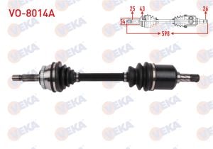 Ön Sol Aks Komple | Volvo S40 V40 1998-2004 Turbosuz Otomatik