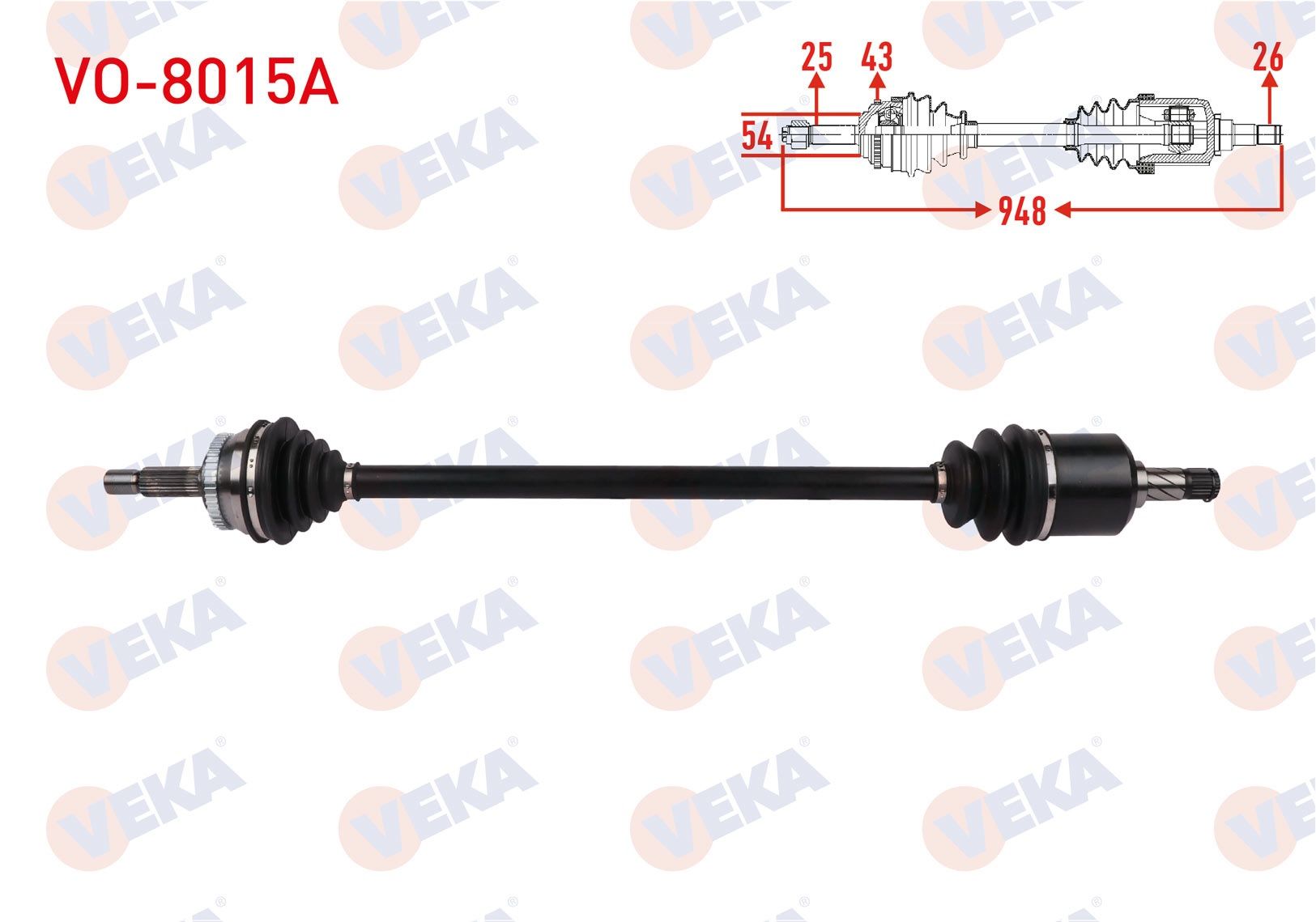 Ön Sağ Aks Komple | Volvo S40 V40 1998-2000 Turbosuz Otomatik