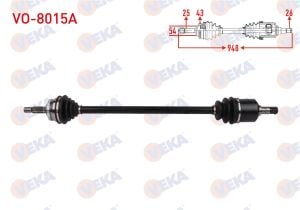 Ön Sağ Aks Komple | Volvo S40 V40 1998-2000 Turbosuz Otomatik