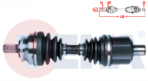 Sol Aks Komple | Volvo S80 T6 1999-2006 4T65EV