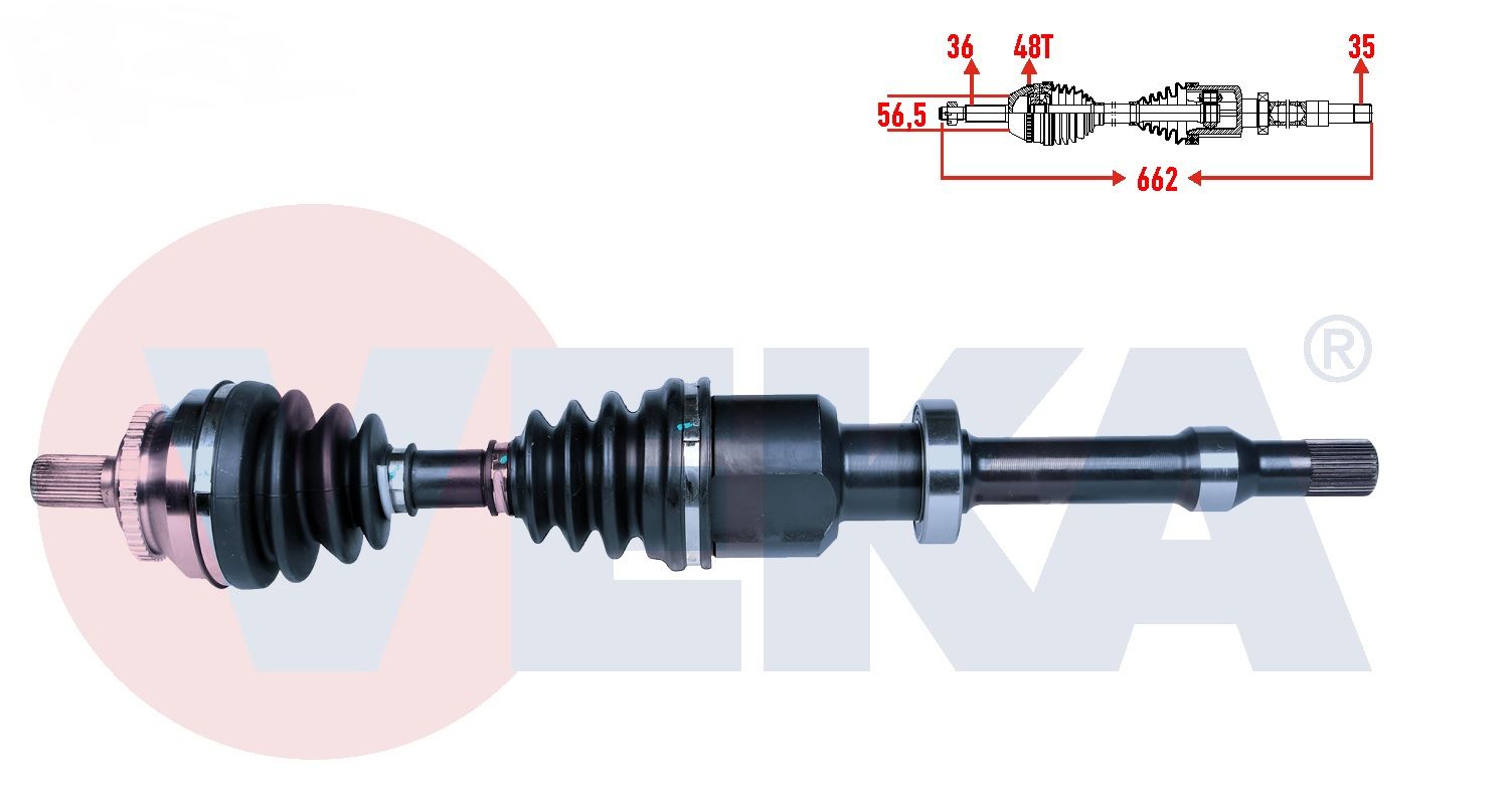Sağ Aks Komple | Volvo S80 T6 1999-2006 4T65EV