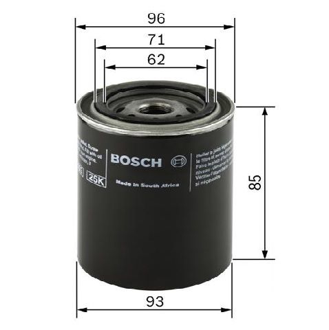 Yağ Filtresi | Volvo  240 260 340 360 740 760 780 850 940 960 V90 S90 V70 S70 XC70 C70 S40 V40 Metal