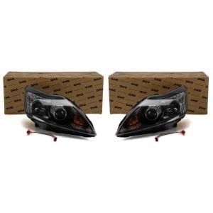 Ön Sağ Sol Far Takımı Siyah Mercekli | Ford Focus 2 2008-2011