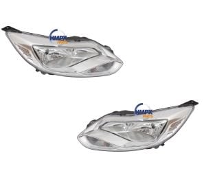 Ön Sağ ve Sol Far Takım Krom | Ford Focus 3 2011-2013