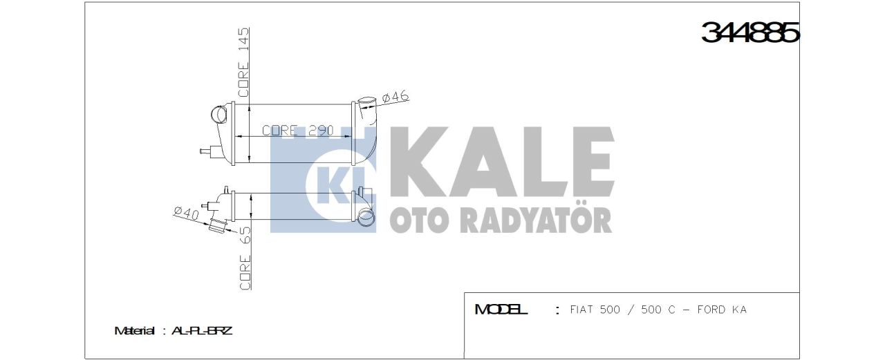 Turbo Radyatörü | Ford Ka 1.3 2007