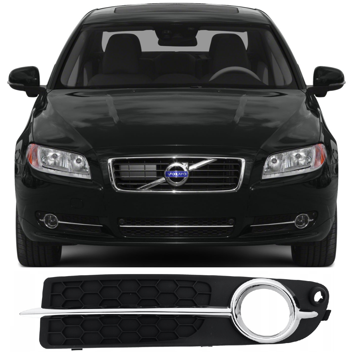 Sis Far Çercevesi Nikelajlı Sol | Volvo S80 V70 2007-2013