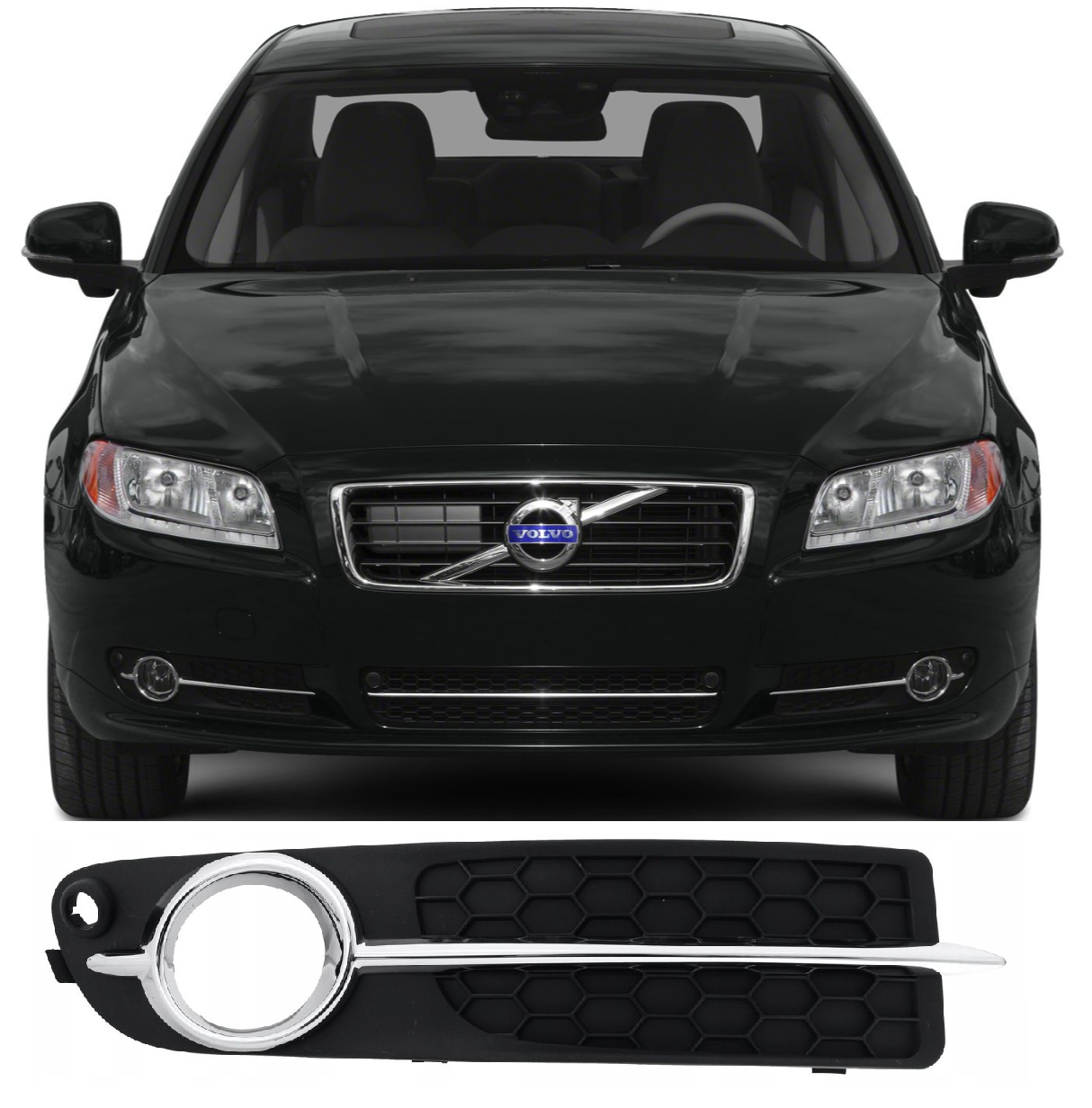 Sis Far Çercevesi Nikelajlı Sağ | Volvo S80 V70 2007-2013