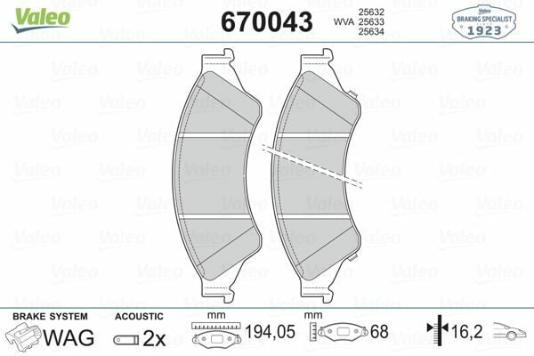 Ön Fren Balatası | Ford Ranger 2012-2021