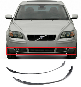 Ön Tampon Alt Spoiler Karlık | Volvo S40 V50 2005-2007 - 30678783 30655878