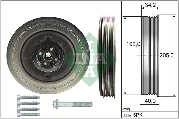 Krank Kasnağı | Volvo S60 S80 S90 V40 V60 V70 V90 XC40 XC60 XC70 D4 31401194