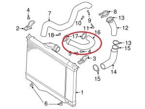 Turbo İntercooler Hortum | Volvo S40 V40 1998-2004